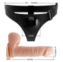 PRETTY LOVE - HARNESS BRIEFS UNIVERSAL HARNESS WITH DILDO TOM 20 CM NATURAL