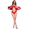 CHILIROSE - CR 4885 TANGA ROSSO CON APERTURA AL CAVALLO XL