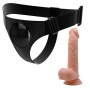 PRETTY LOVE - SLIP HARNAIS HARNAIS UNIVERSEL AVEC GODE KEVIN 19 CM NATUREL