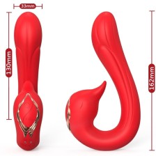 ARMONY - VIBRADOR DELFIN MULTIPOSIÇÃO E EFEITO DE CALOR VERMELHO