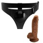 PRETTY LOVE - IMBRAGATURA SLIP UNIVERSALE IMBRAGATURA CON DILDO MICHEAL 20 CM NERO