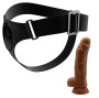 PRETTY LOVE - ARNÊS CUECAS ARNÊS UNIVERSAL COM DILDO MICHEAL 20 CM PRETO