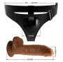 PRETTY LOVE - SLIP HARNAIS HARNAIS UNIVERSEL AVEC GODE MICHEAL 20 CM NOIR