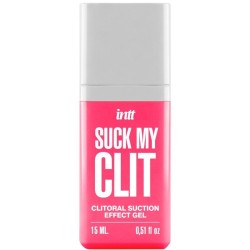 INTT - SUCK MY CLIT GEL EFFET SUCCION FRAISE SAUVAGE 15 ML