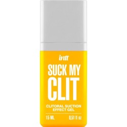 INTT - SUCK MY CLIT GEL COM EFEITO DE SUCÇÃO MANGA TROPICAL 15 ML