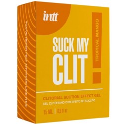 INTT - SUCK MY CLIT GEL COM EFEITO DE SUCÇÃO MANGA TROPICAL 15 ML