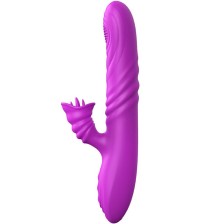 ARMONY - ANGELIA VIBRATOR MULTIFUNCTION WITH STIMULATING TONGUE HEAT EFFECT PURPLE