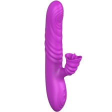 ARMONY - ANGELIA VIBRATOR MULTIFUNCTION WITH STIMULATING TONGUE HEAT EFFECT PURPLE