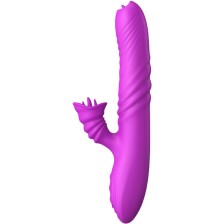 ARMONY - ANGELIA VIBRATOR MULTIFUNCTION DOUBLE TONGUE HEAT EFFECT PURPLE