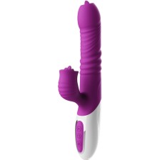 ARMONY - VIBRATOR & THRUSTING DOUBLE TONGUE HEAT EFFECT PURPLE