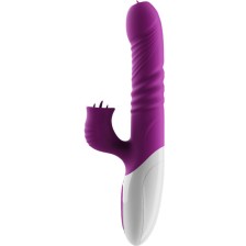 ARMONY - VIBRATOR & THRUSTING DOUBLE TONGUE HEAT EFFECT PURPLE