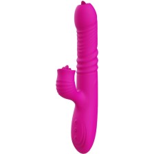 ARMONY - FANNY VIBRATOR MULTIFUNCTION DOUBLE TONGUE HEAT EFFECT ROSE