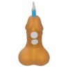 DIABLO PICANTE - CANDELA NUMERO DI COMPLEANNO PENE DORATA
