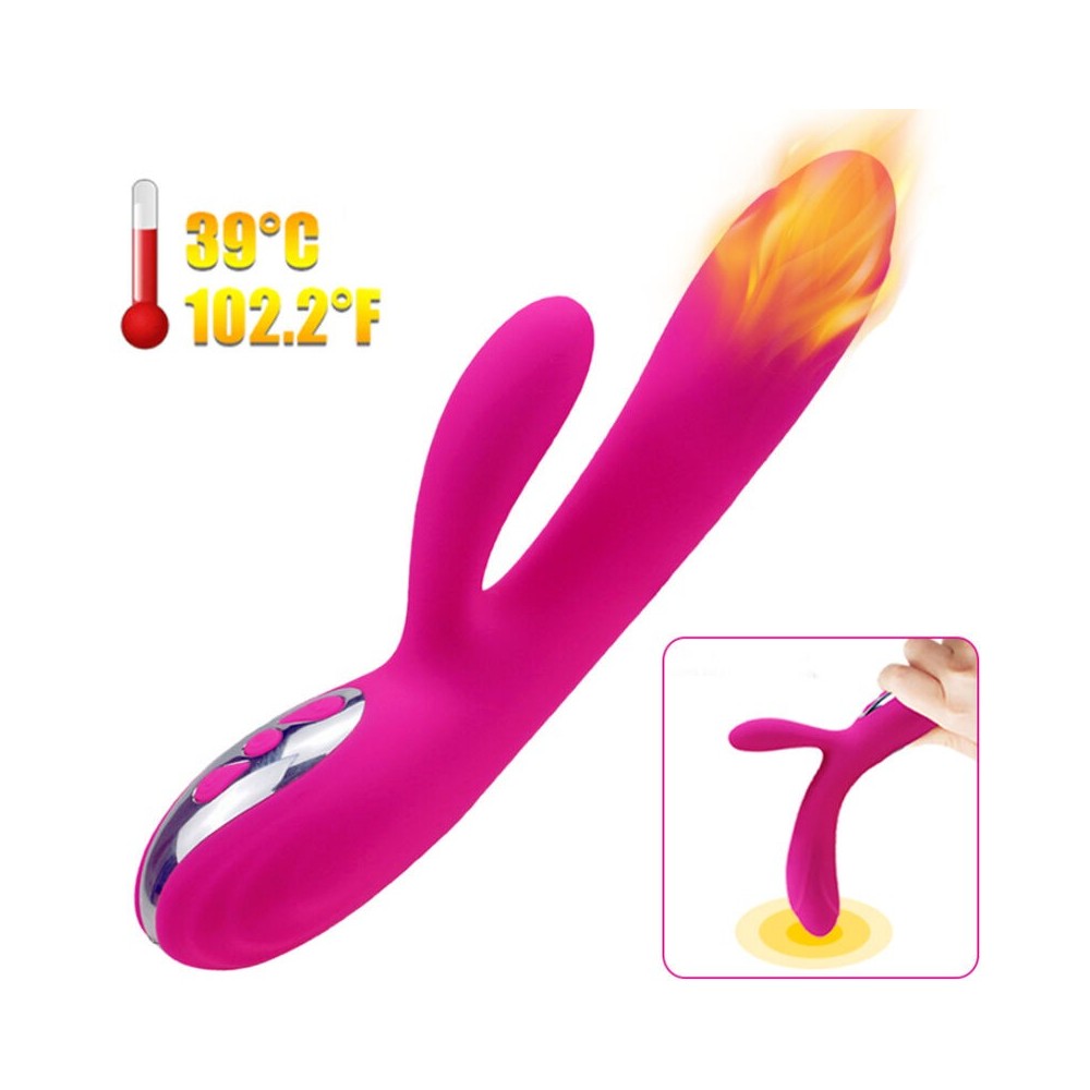 ARMONY - VIBRATOR & STIMULATOR FLEXIBLE HEAT EFFECT ROSE