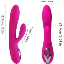 ARMONY - VIBRATOR & STIMULATOR FLEXIBLE HEAT EFFECT ROSE