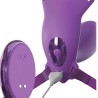 FANTASY FOR HER - BUTTERFLY HARNESS G-SPOT MIT VIBRATOR, WIEDERAUFLADBAR UND FERNBEDIENUNG VIOLETT