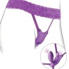 FANTASY FOR HER - HARNAIS PAPILLON SPOT G AVEC VIBRATEUR, RECHARGEABLE ET TÉLÉCOMMANDE VIOLET