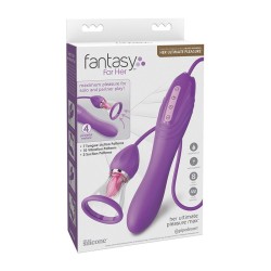 FANTASY FOR HER - TUBO DI ASPIRAZIONE MASSIMO PIACERE CON LINGUA STIMOLANTE VIOLA