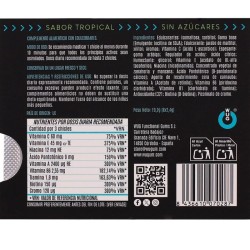 WUG MULTIVIT - MULTIVITAMINICO FUNZIONALE AL GUSTO TROPICALE, BLISTER DI GOMME DA MASTICARE, 8 PEZZI