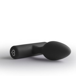 ROCKS-OFF - NOVA SOLARIS RECHARGEABLE SLIM & POWERFUL ANAL PLUG 16 FUNCTION BLACK