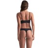 BYE-BRA - INVISIBLE THONG 2 PACK BEIGE & BLACK SIZE M