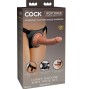 KING COCK - ELITE COMODA IMBRACATURA REGOLABILE CON DILDO 17.8 CM