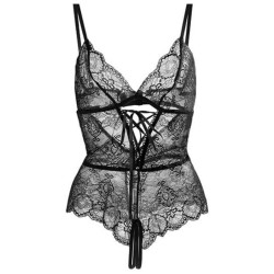 LIVCO CORSETTI FASHION - ECLIPSE 2026 SCHWARZER BODYSUIT EINHEITSGRÖSSE