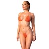 CHILIROSE - CR 4898 BIKINI STRASS ORANGE TAILLE UNIQUE