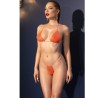 CHILIROSE - CR 4898 BIQUÍNI STRASS LARANJA TAMANHO ÚNICO