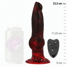 EPIC - PROMETHEUS DILDO TITAN IN FLAMES RECHARGEABLE REMOTE CONTROL