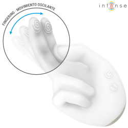 INTENSE - JIMMY STIMULATEUR MULTIFONCTION EN FORME DE MAIN AVEC VIBRATION ET CHALEUR