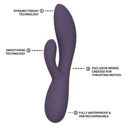 LELO - INA THRUST RABBIT VIBRATEUR À POUSSÉE VIOLET