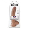 KING COCK - REALISTISCHER DILDO MIT HODEN 22,8 CM
