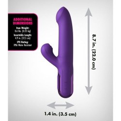 FANTASY FOR HER - SUPER SONIX THRUSTER RABBIT VIBRATOR PURPLE