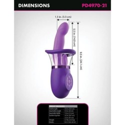FANTASY FOR HER - VIBRATEUR LAPIN PRO PLUS ULTIMATE PLEASURE VIOLET 20,3 CM