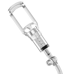 PDX ELITE - ASPIRATORE A TUBO DI VISTA XXL TRASPARENTE CON POMPA DI ASPIRAZIONE 27,3 CM