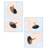 FETISH FANTASY SERIES - AUFBLASBARER LIEBESBALL MIT DILDO, SCHWARZ, 41,9 CM