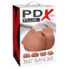 PDX PLUS - MASTURBATEUR RÉALISTE À 360° POUR LES FESSES ET LE VAGIN