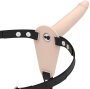 FETISH SUBMISSIVE HARNESS - VIBRATEUR SILICONE FLESH 15 CM
