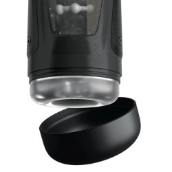 PDX ELITE - MOTO-BATOR PRO MASTURBATORE AUTOMATICO VIBRANTE E RISCALDANTE CON PROTEZIONE, 26,5 CM