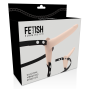 FETISH SUBMISSIVE HARNESS - VIBRATEUR SILICONE FLESH 15 CM