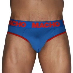 MACHO - MCH005 CLASSIC SLIP BLU + ROSSO M