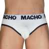 MACHO - MCH006 CLASSIC SLIP BIANCO + NERO M