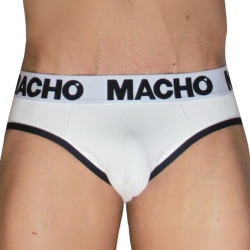 MACHO - MCH006 CLASSIC SLIP BIANCO + NERO XL
