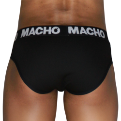 MACHO - MCH007 CLASSIC SLIP BLACK + BLACK M