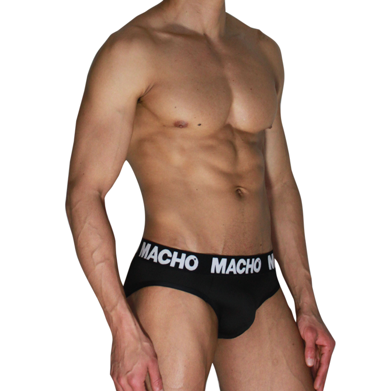 MACHO - MCH007 CLASSIC SLIP SCHWARZ + SCHWARZ L
