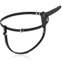 FETISH SUBMISSIVE HARNESS - VIBRATEUR SILICONE NOIR 15 CM
