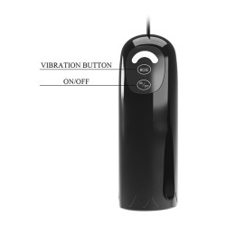 PRETTY LOVE - STIMOLATORE ROTANTE PER CAPEZZOLI CON ASPIRAZIONE, NERO
