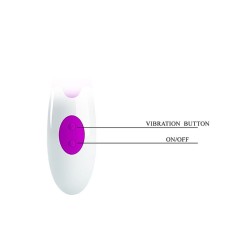 PRETTY LOVE - VIBRATORE A CONIGLIO BUTTERFLY KISS 30 FUNZIONI VIOLA
