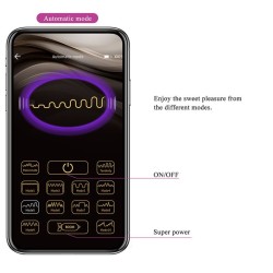 PRETTY LOVE - KLAY THRUSTING EGG VIBRATOR APP CONTROL PURPLE
